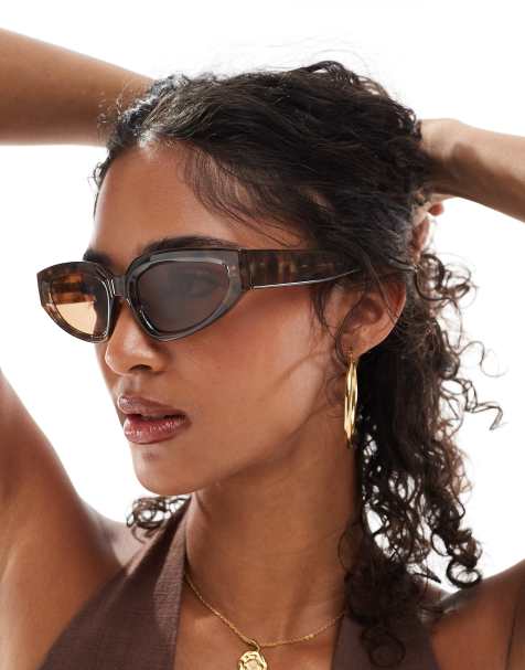 A.Kjaerbede - Ella - Occhiali da sole cat-eye tartarugati - view 1