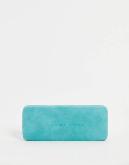 A.Kjaerbede glasses case in mint ASOS