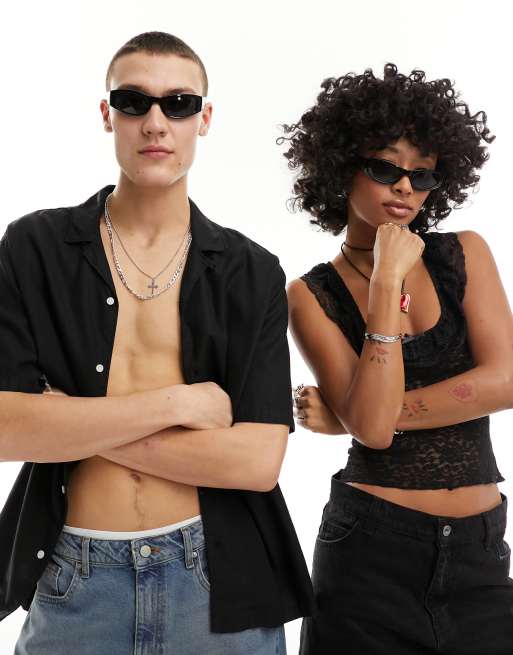 A.Kjaerbede gust racer sunglasses in black, 4 of 4