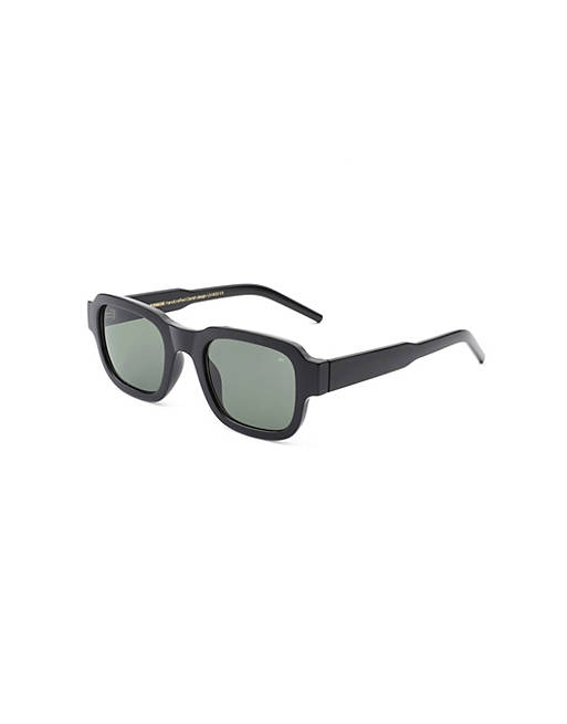 A.Kjaerbede - Halo - Firkantede solbriller i sort