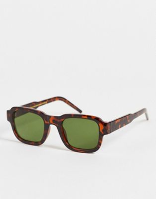 A.Kjaerbede Halo square sunglasses in demi tortoiseshell