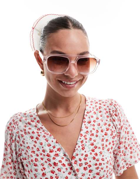 A.Kjaerbede - Kaya - Aviator zonnebril in roze - view 1