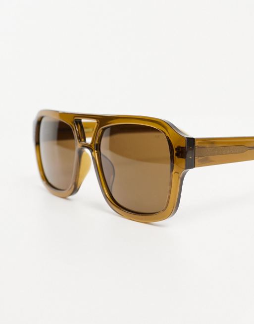 A.Kjaerbede - Kaya - Lunettes de soleil aviateur - Transparent fumé , 3 de 4