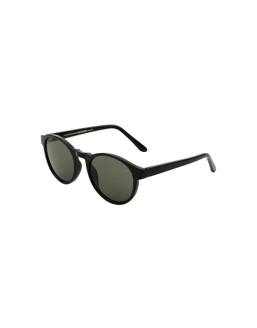 A.kjaerbede Marvin Round Sunglasses In Black