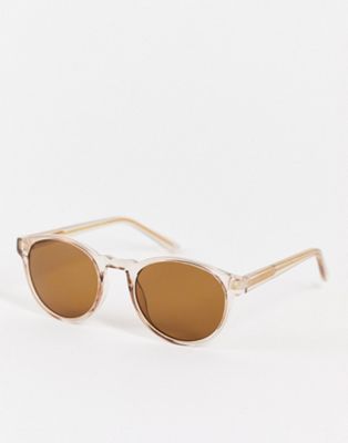 Marvin round sunglasses in champagne-Neutral