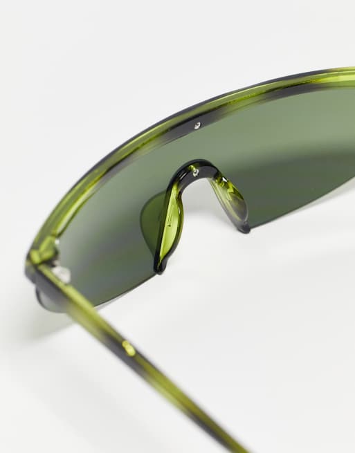 Green cheap visor glasses