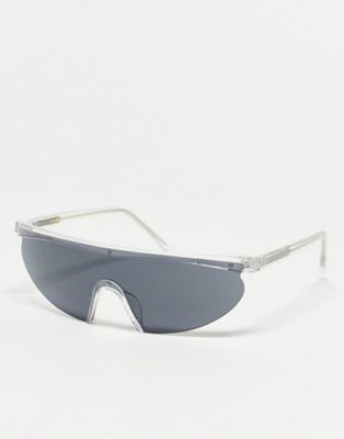 A.Kjaerbede Move2 visor sunglasses in crystal