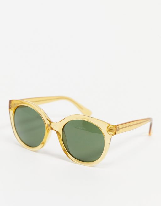 A.Kjaerbede - Occhiali da sole oversize da donna arancione chiaro