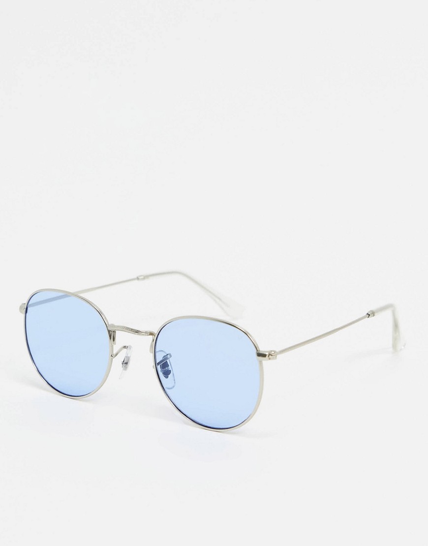 A.Kjaerbede round sunglasses in silver