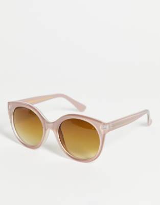 A.Kjaerbede womens round sunglasses in white