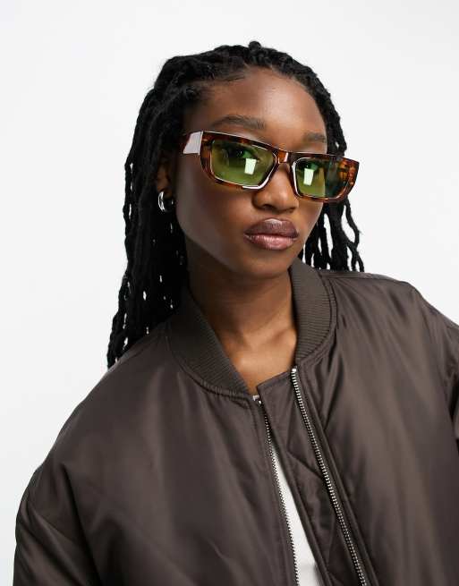 A.Kjærbede – Fame – Eckige Festival-Sonnenbrille in Havana