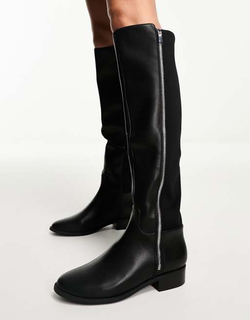 Aldo knee 2025 high flat boots