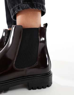 Aldo Adalitlan Chelsea Ankle Boots In Brown