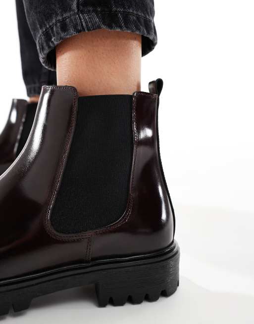 ALDO Adalitlan chelsea ankle boots in burgundy, 2 of 4