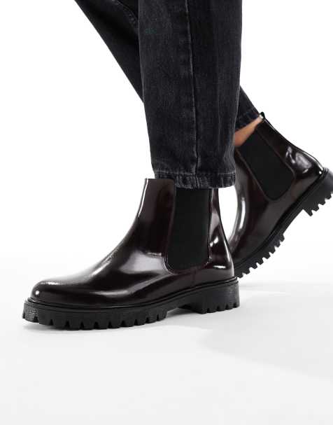 ALDO – Adalitlan – Vinröda ankelboots i chelseamodell - view 1