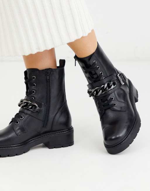 ALDO Adelie chain trim hiker boot ASOS