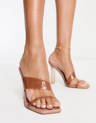 ALDO Aderra heeled sandals in clear