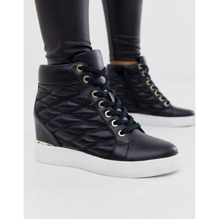 Asos wedge sale trainers