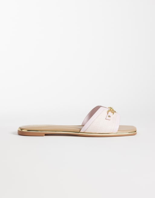 Aldo - Alamassi - Sandali bassi rosa con fibbia, 2 di 4
