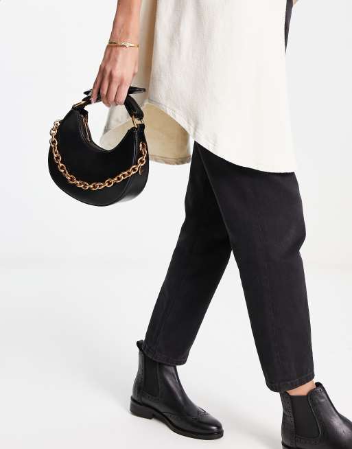 ALDO - Allina - Mini tas met knoopdetail in zwart , 2 van 4