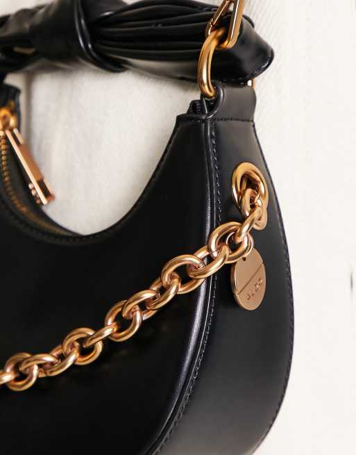 ALDO - Allina - Mini tas met knoopdetail in zwart , 3 van 4