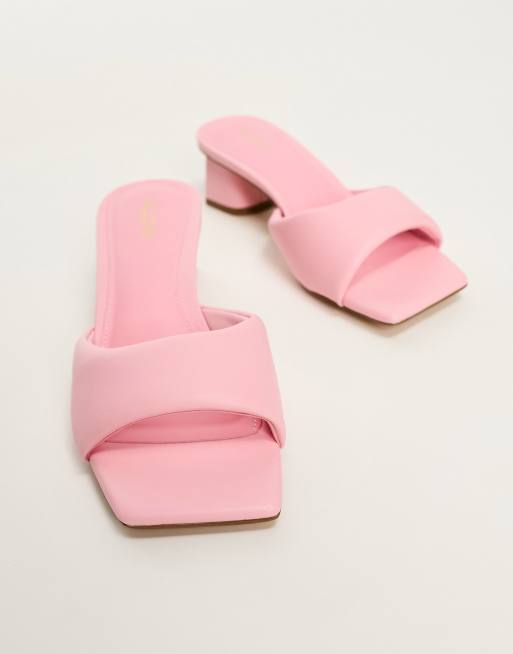 Zara pink outlet mules