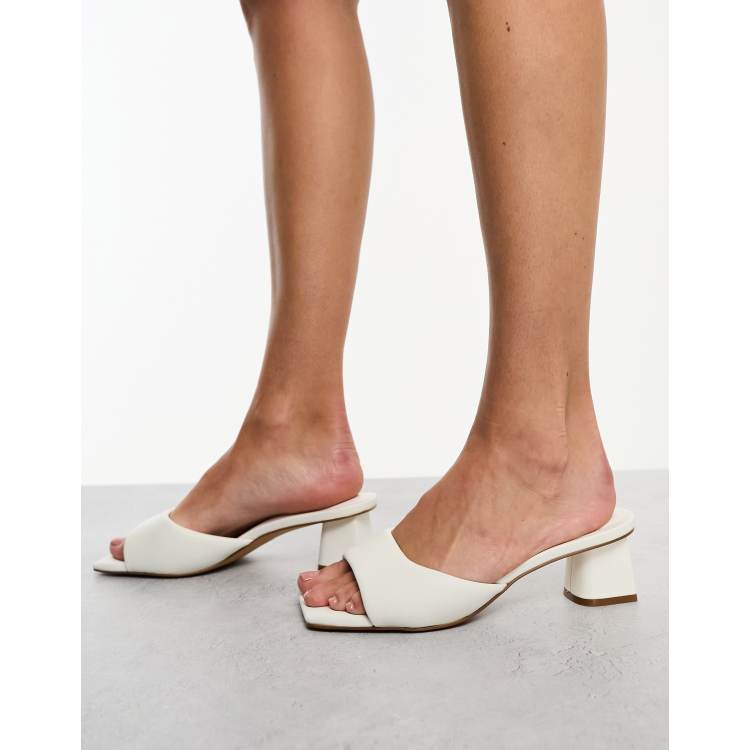 Aldo sale white mule