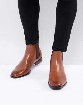 tan leather chelsea boots