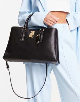 ALDO Areawiel padlock black tote bag | ASOS