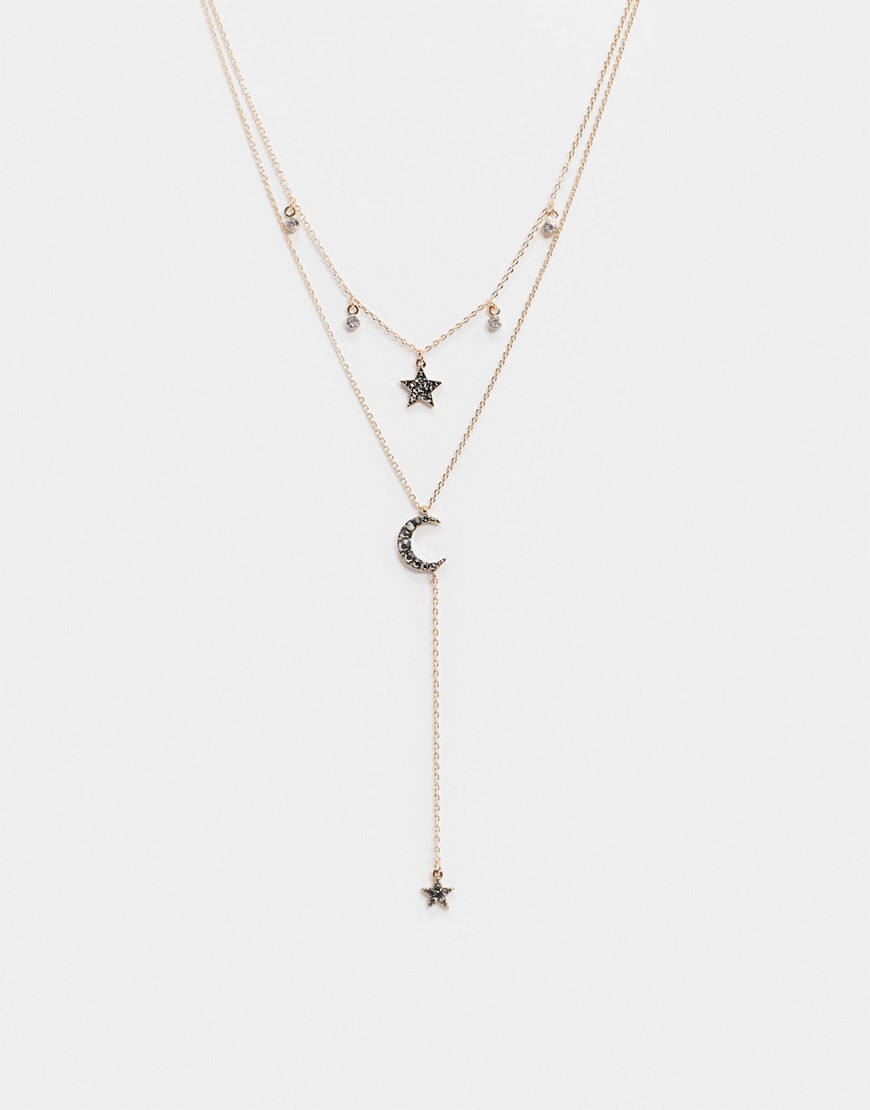ALDO Arodille celestial y-drop necklace in gold
