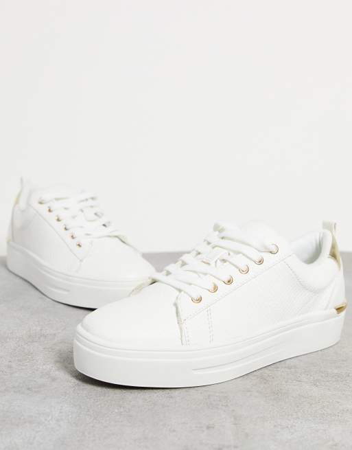 ALDO Astalewen Sneakers flatform bianche