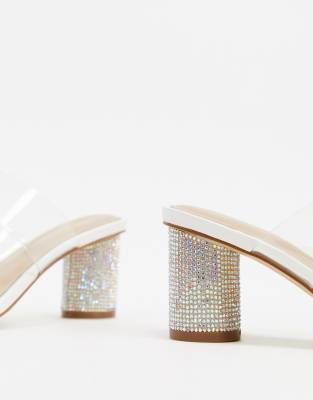 rhinestone kitten heels