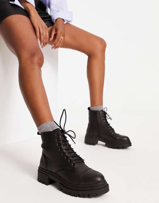 ALDO Bigmark lace up ankle boots leather | ASOS