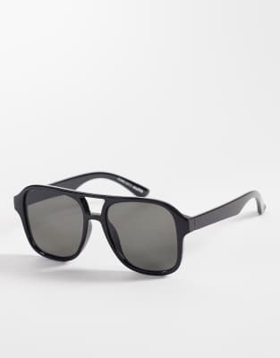 Aldo Biilliee Aviator Sunglasses In Black
