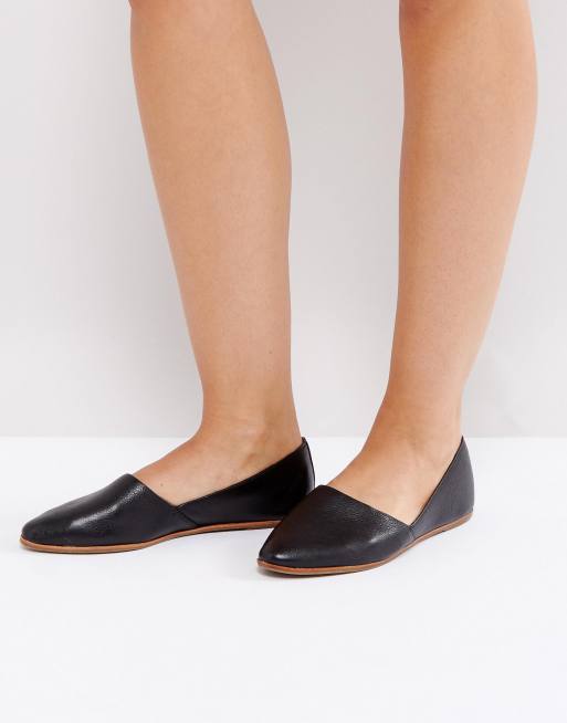 Real leather flats new arrivals