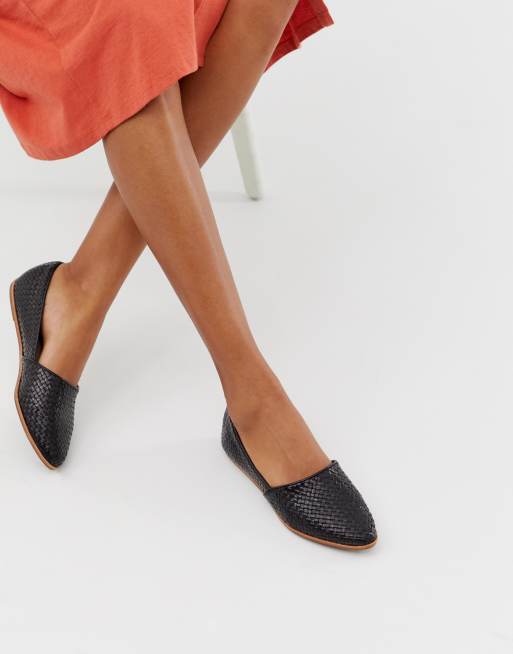 ALDO – Blanchette – Czarne płaskie buty ze skóry, 2 z 4