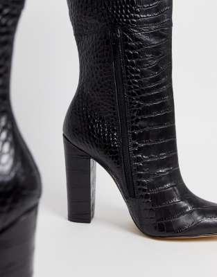 aldo croc boots