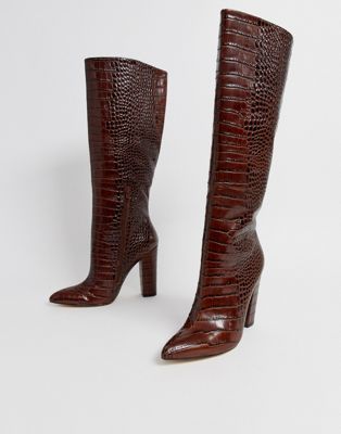 aldo croc boots