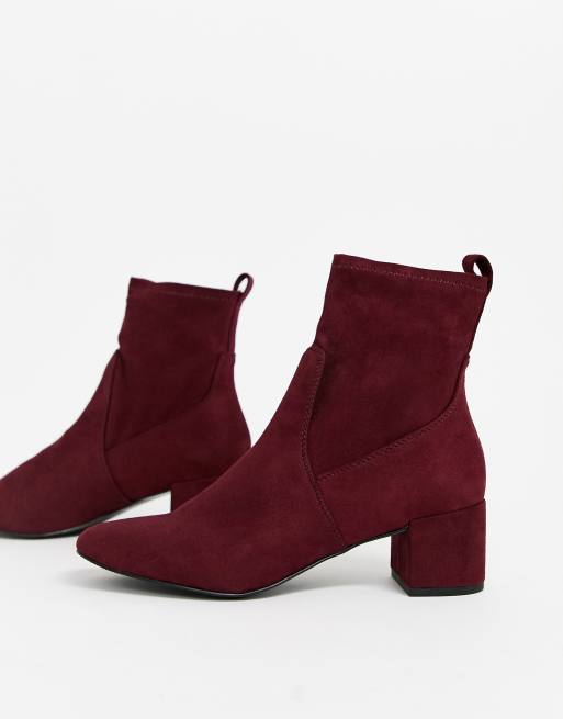 ALDO block heel sock boots