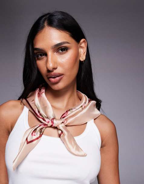 ALDO - Blossomia - Foulard rosa chiaro con stampa a fiori - view 1