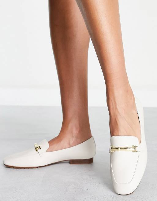 Cream flat hotsell shoes