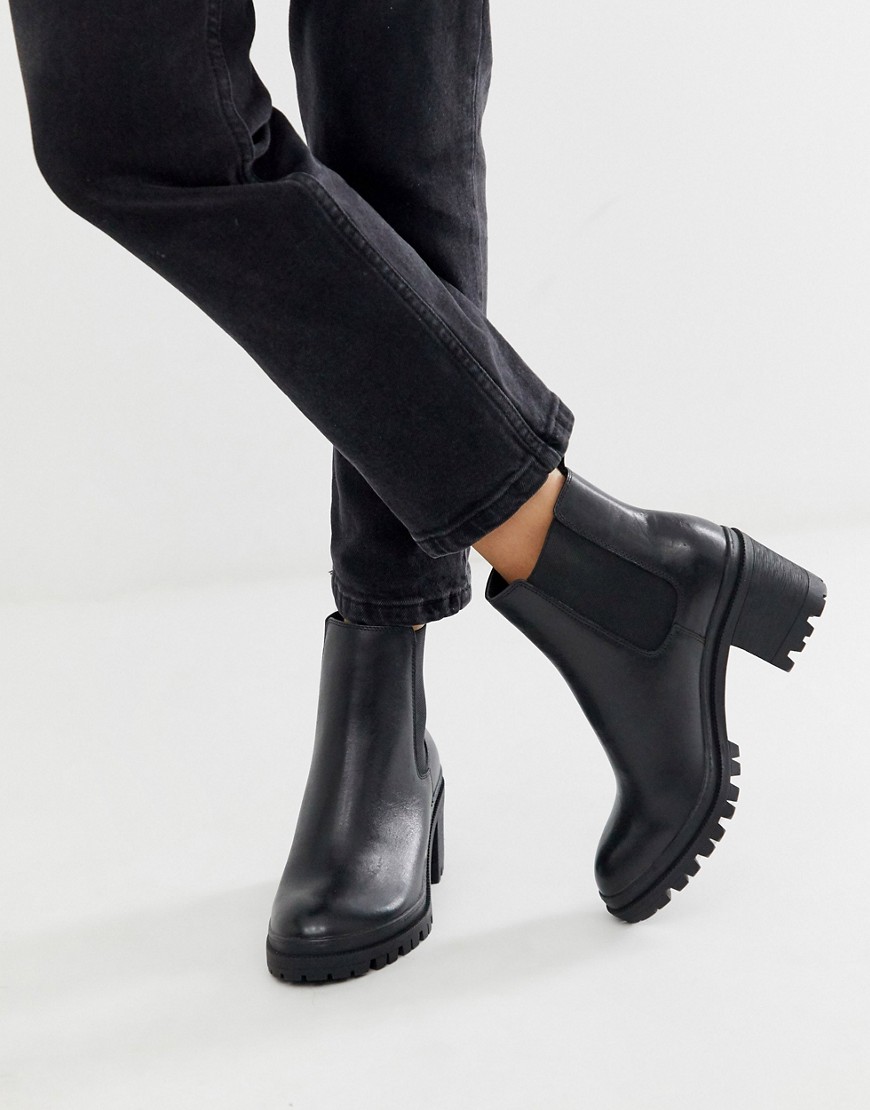ALDO Brerravia chunky mid heel chelsea boot-Black