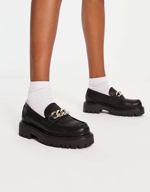 ALDO – Brixton – Loafer in Schwarz mit dicker Sohle und Kette , 4 von 4