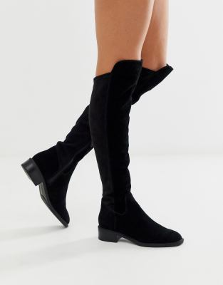 aldo black suede boots