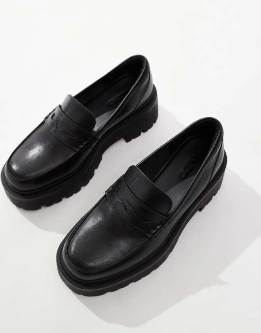 ALDO Cadaycia chunky loafers in black, 2 of 4