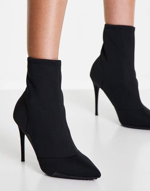 Aldo black shop sock boots