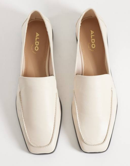 Aldo Carrobreria loafer in white leather, 2 of 4