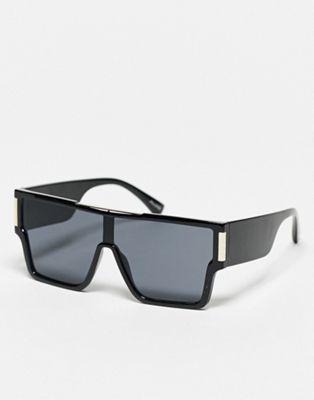 ALDO Carven visor sunglasses in black