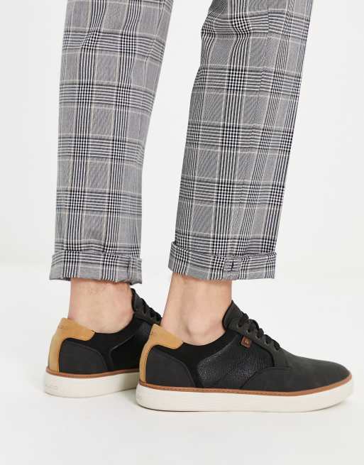 Aldo casual lace up trainers in black
