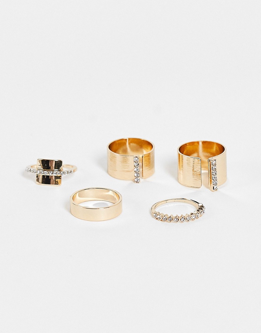 ALDO - Catta - Set ringen van goud